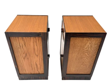Two Art Deco Modernist Nightstands or Bedside Tables, 1920s 2